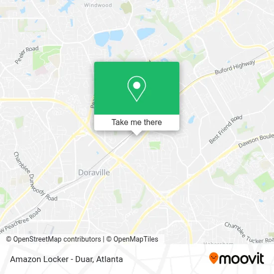 Amazon Locker - Duar map
