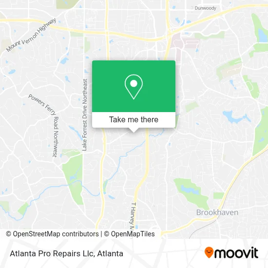 Atlanta Pro Repairs Llc map
