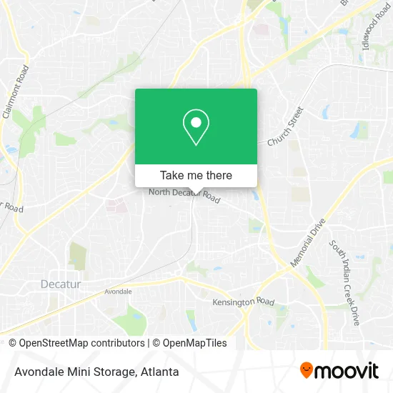 Avondale Mini Storage map