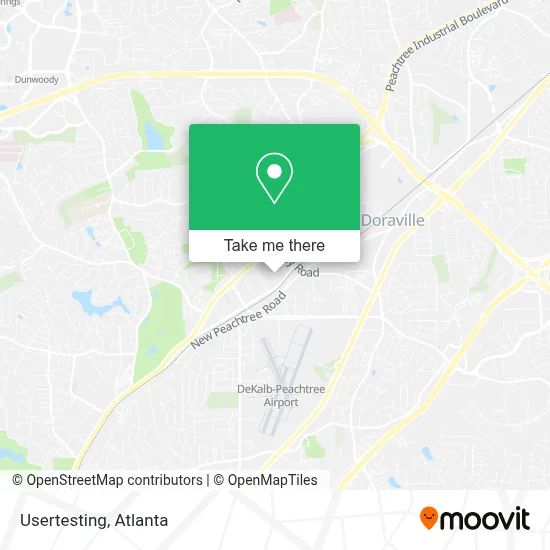 Usertesting map