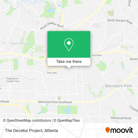 The Decatur Project map