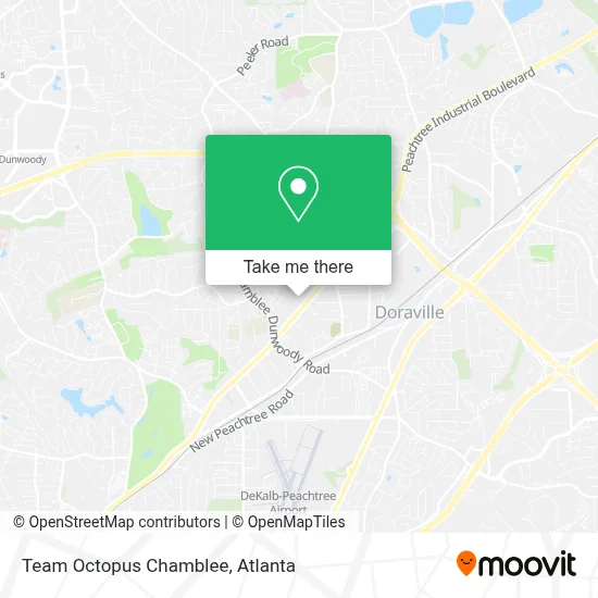 Team Octopus Chamblee map