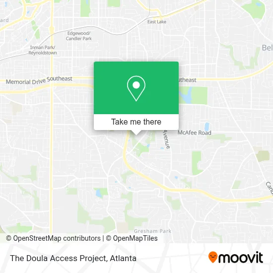 The Doula Access Project map