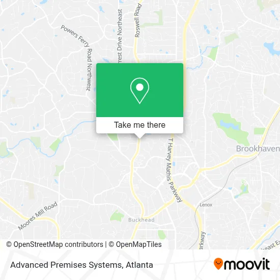 Advanced Premises Systems map