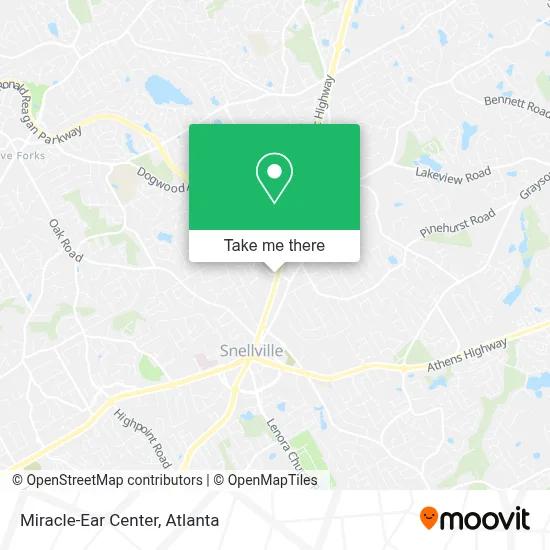 Miracle-Ear Center map