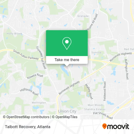 Talbott Recovery map