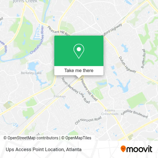 Ups Access Point Location map