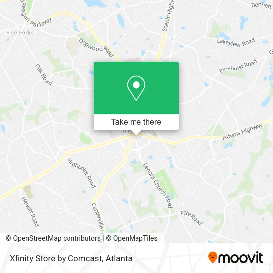 Xfinity Store by Comcast map