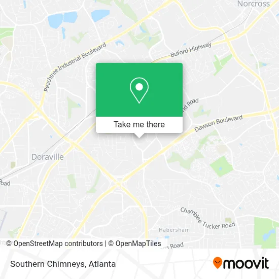 Southern Chimneys map