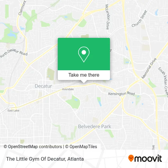 The Little Gym Of Decatur map