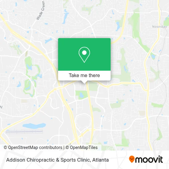 Addison Chiropractic & Sports Clinic map