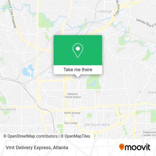 Vmt Delivery Express map