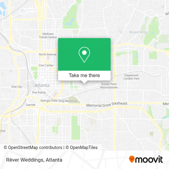 Rêver Weddings map