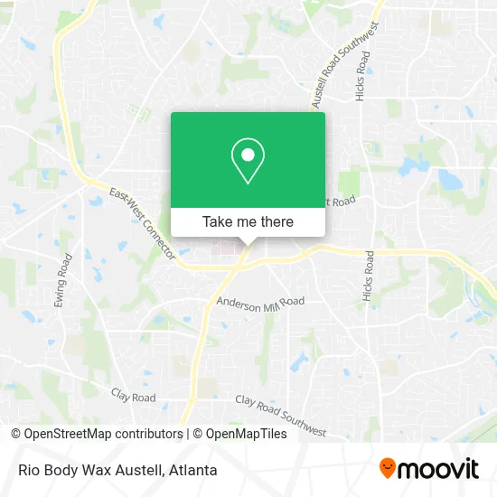 Rio Body Wax Austell map