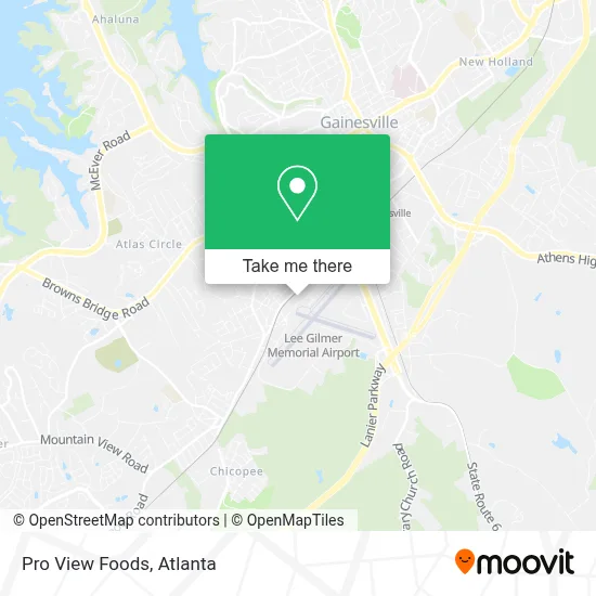 Pro View Foods map