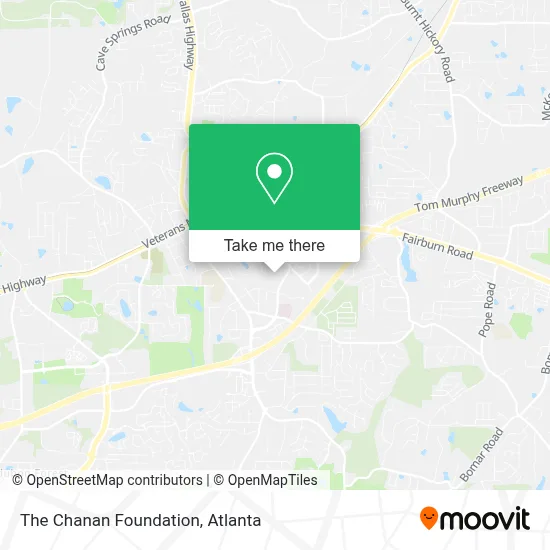 The Chanan Foundation map