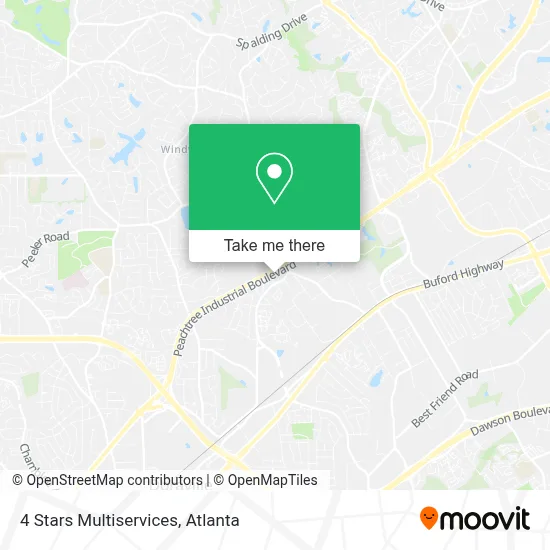 4 Stars Multiservices map