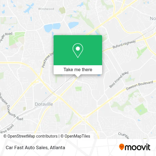 Car Fast Auto Sales map