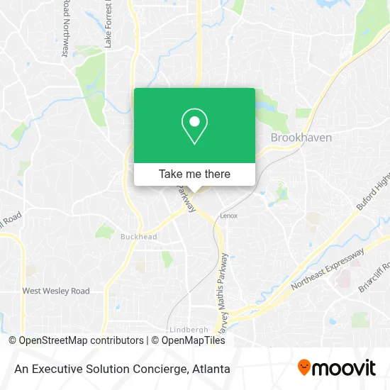 An Executive Solution Concierge map