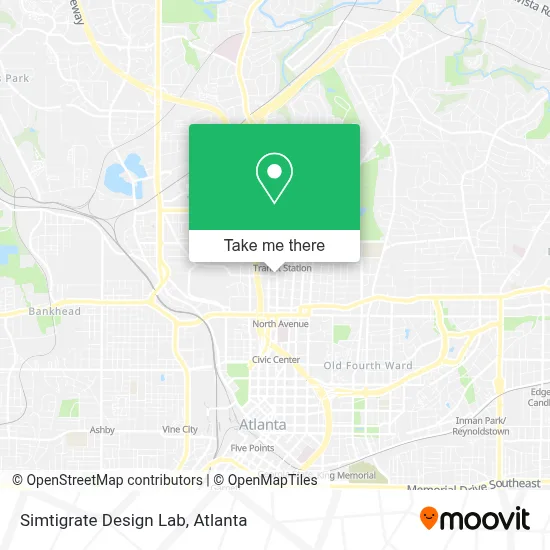 Simtigrate Design Lab map