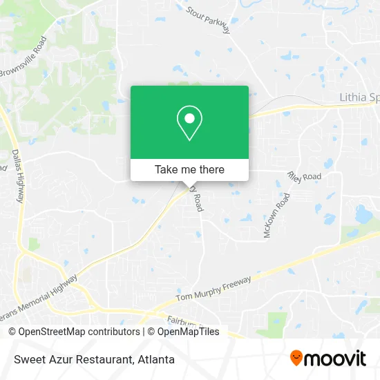 Sweet Azur Restaurant map