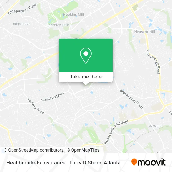 Healthmarkets Insurance - Larry D Sharp map
