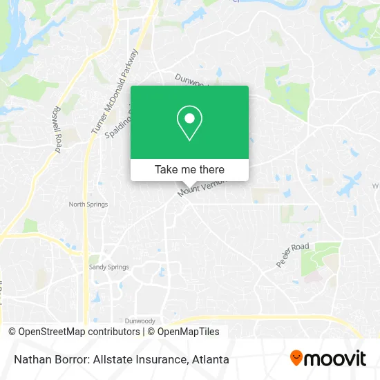 Nathan Borror: Allstate Insurance map