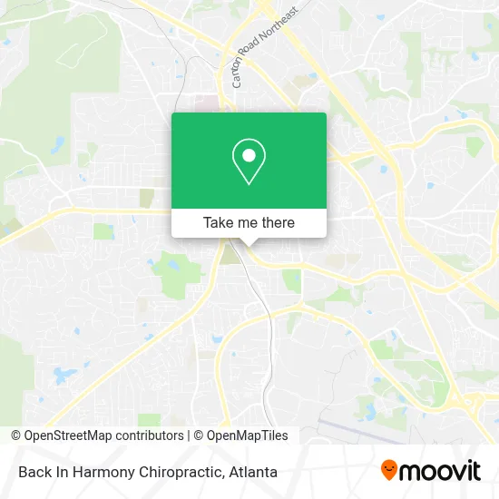 Back In Harmony Chiropractic map