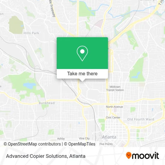 Advanced Copier Solutions map