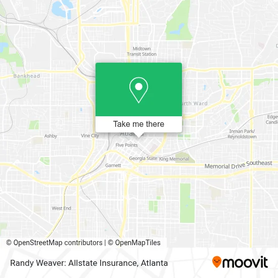 Randy Weaver: Allstate Insurance map