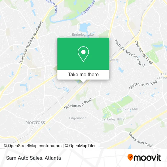 Sam Auto Sales map