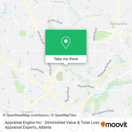 Appraisal Engine Inc - Diminished Value & Total Loss Appraisal Experts map