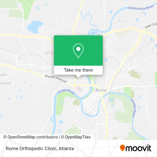 Rome Orthopedic Clinic map