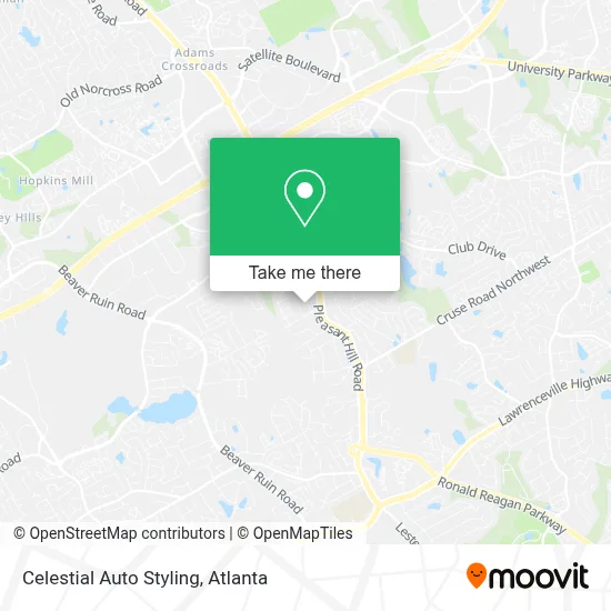 Celestial Auto Styling map