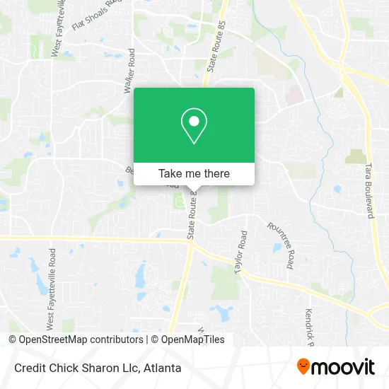 Credit Chick Sharon Llc map
