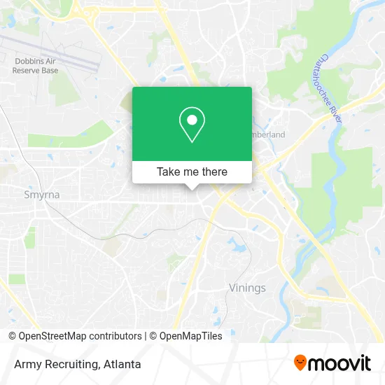 Army Recruiting map