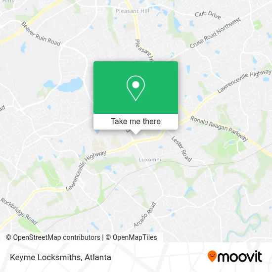 Keyme Locksmiths map