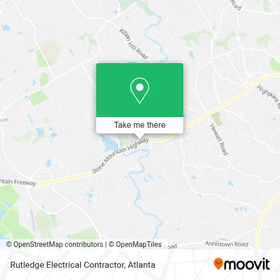 Rutledge Electrical Contractor map