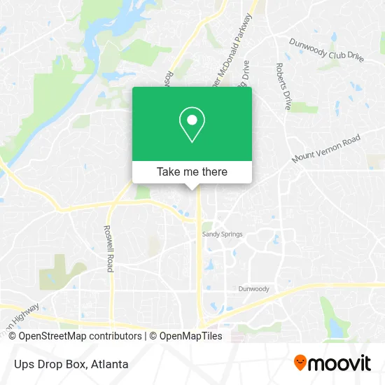 Ups Drop Box map