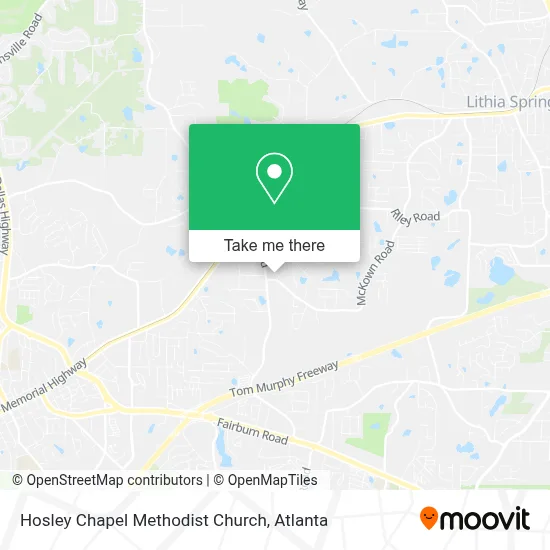 Hosley Chapel Methodist Church map