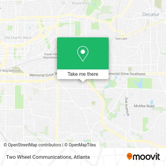 Two Wheel Communications map