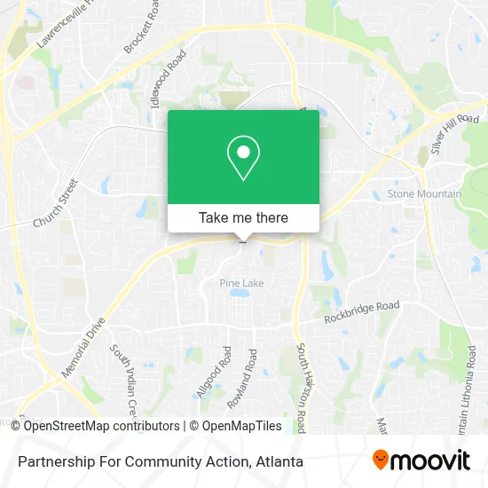 Partnership For Community Action map