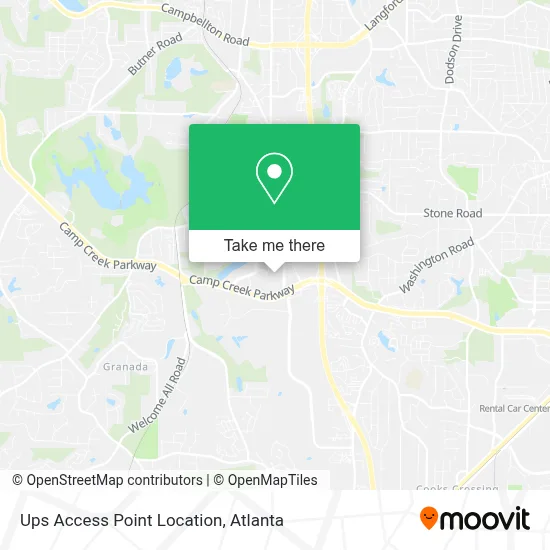 Ups Access Point Location map