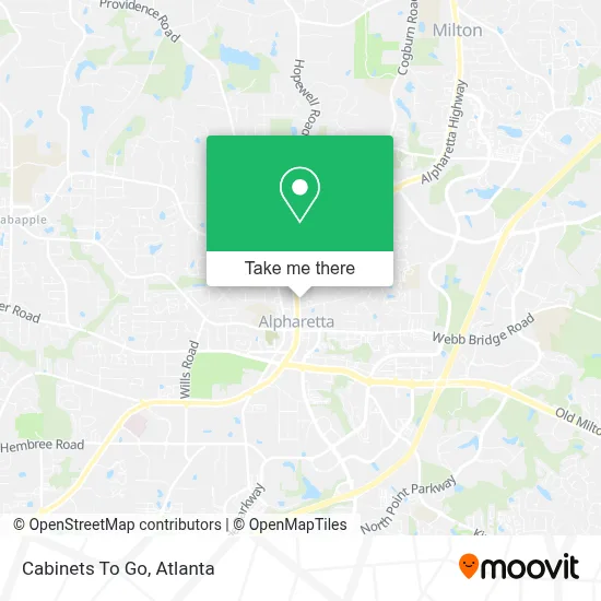 Cabinets To Go map