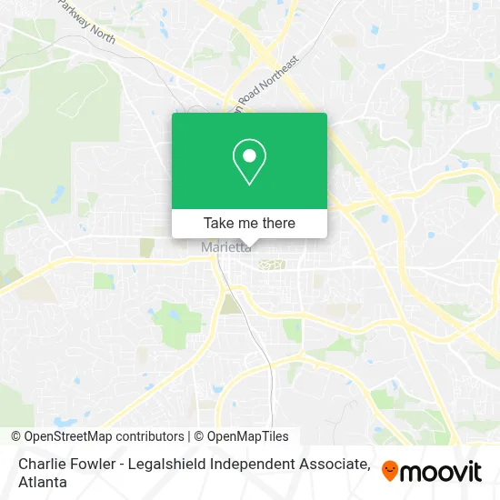 Charlie Fowler - Legalshield Independent Associate map