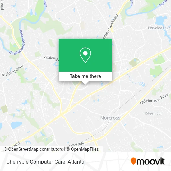 Cherrypie Computer Care map