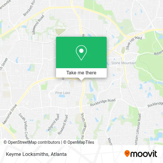 Keyme Locksmiths map