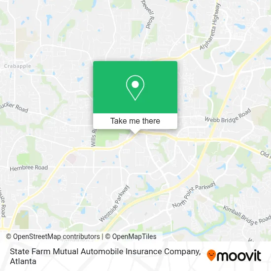State Farm Mutual Automobile Insurance Company map