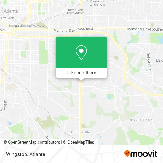 Wingstop map