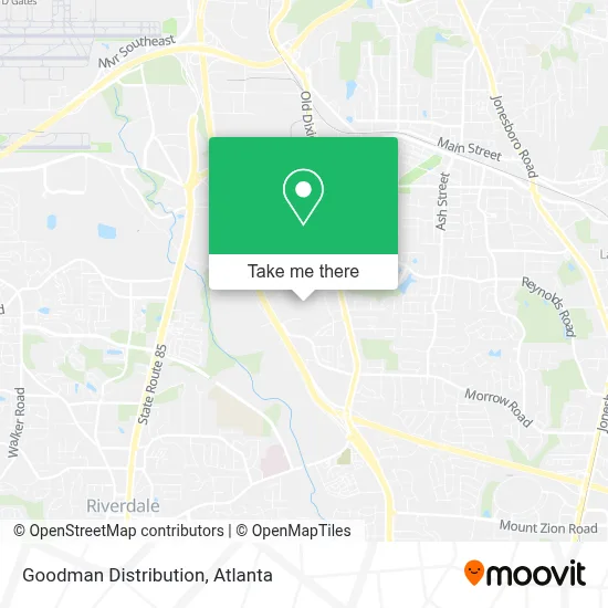 Goodman Distribution map